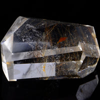 Faceted Rutilated Quartz Freeform 006