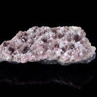 White Picropharmacolite on Pink Dogtooth Calcite 005