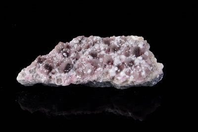 White Picropharmacolite on Pink Dogtooth Calcite 005