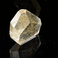 Faceted Rutilated Quartz Freeform 019