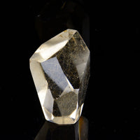 Faceted Rutilated Quartz Freeform 012 with Phantoms
