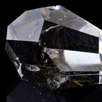 Faceted Rutilated Quartz Freeform 005