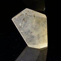 Faceted Rutilated Quartz Freeform 016