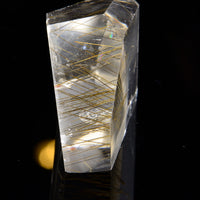 Faceted Rutilated Quartz Freeform 004