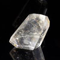 Faceted Rutilated Quartz Freeform 011