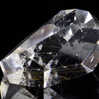 Faceted Rutilated Quartz Freeform 005