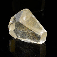 Faceted Rutilated Quartz Freeform 019